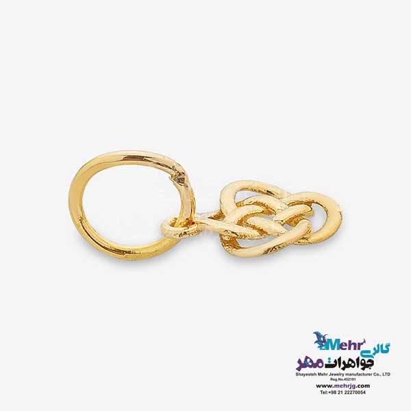 آویز طلا - طرح گره