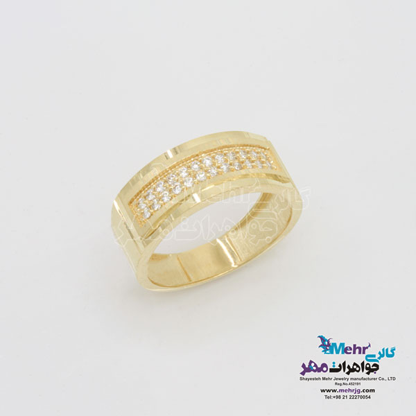 حلقه ست طلا - طرح رینگ