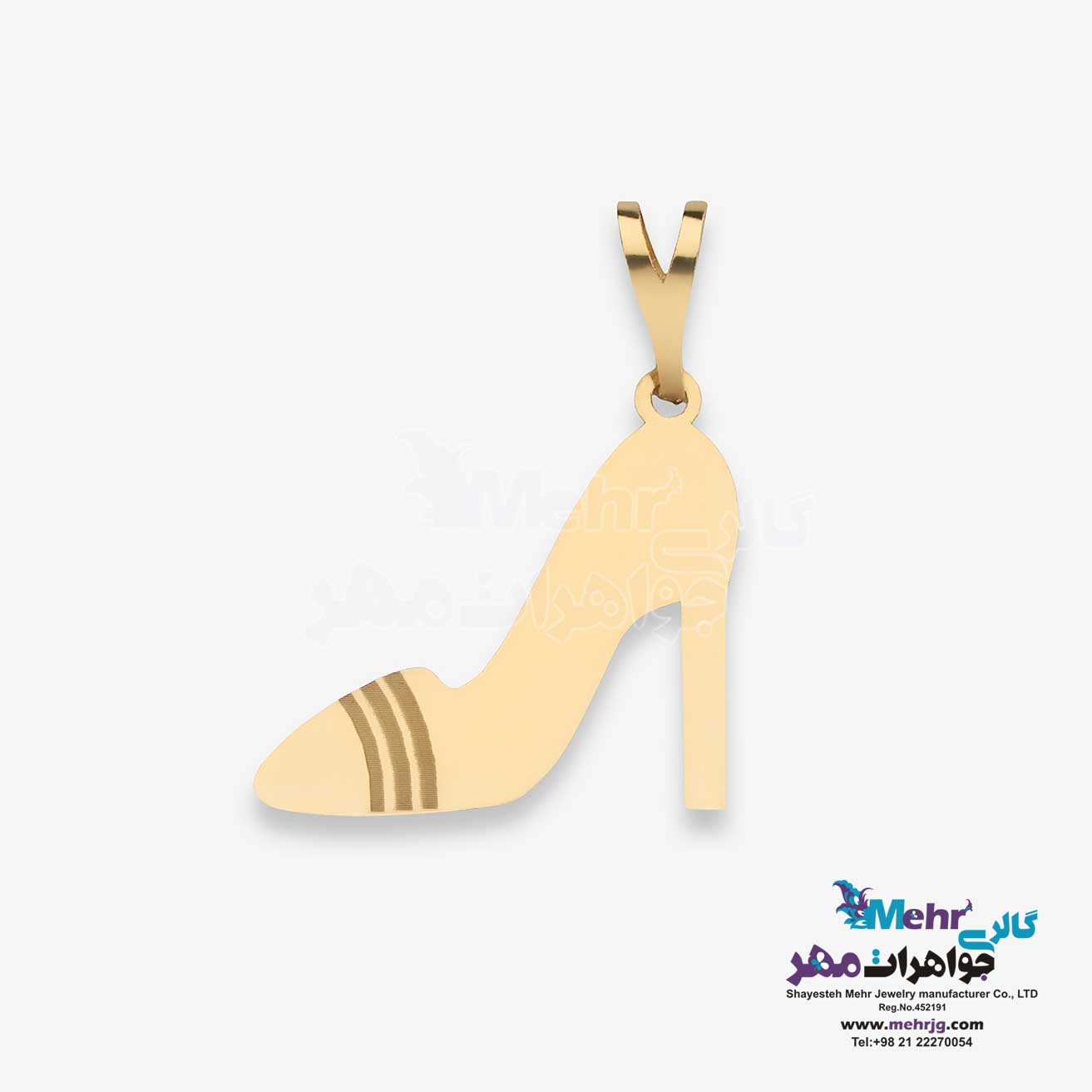 آویز طلا - طرح کفش