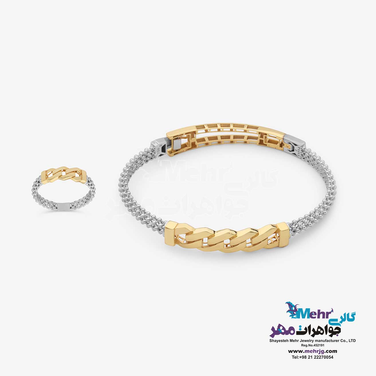 نیم ست طلا - طرح کارتیه