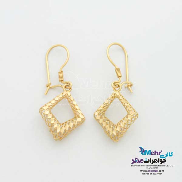 نیم ست طلا - طرح لوزی