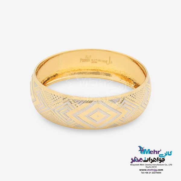 النگو طلا دست اول کم اجرت - طرح تراش سایز 3