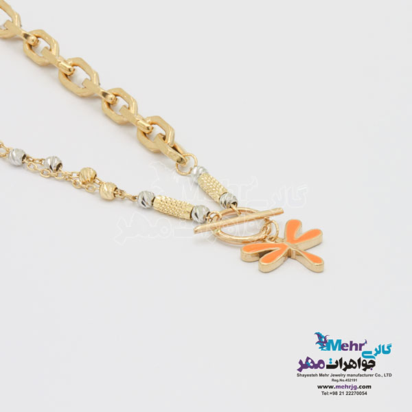 گردنبند طلا - طرح سنجاقک