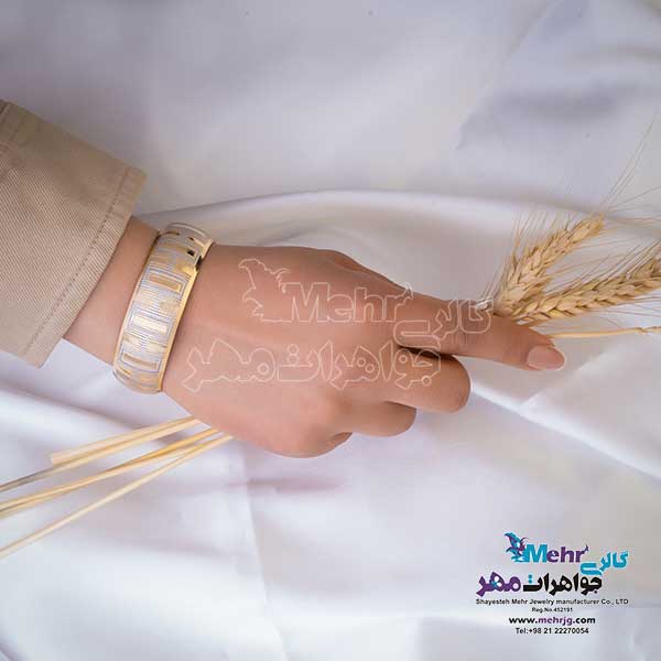 النگو طلا دست اول کم اجرت - طرح تراش سایز 2