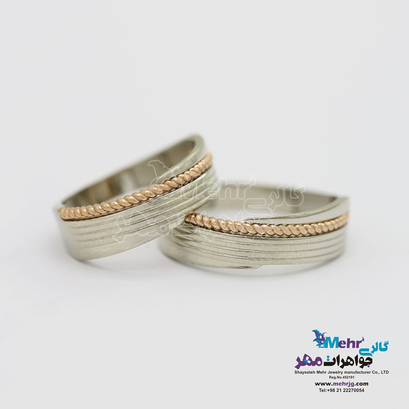 حلقه ست طلا - طرح رینگ