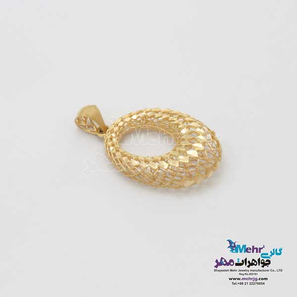 نیم ست طلا - طرح بیضی