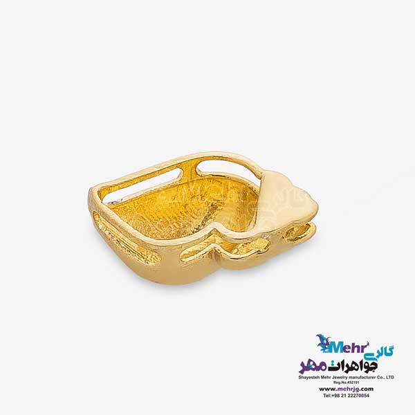 آویز طلا - طرح صدف