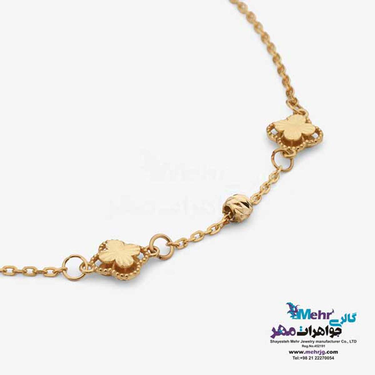 دستبند طلا - طرح ونکلیف تراش