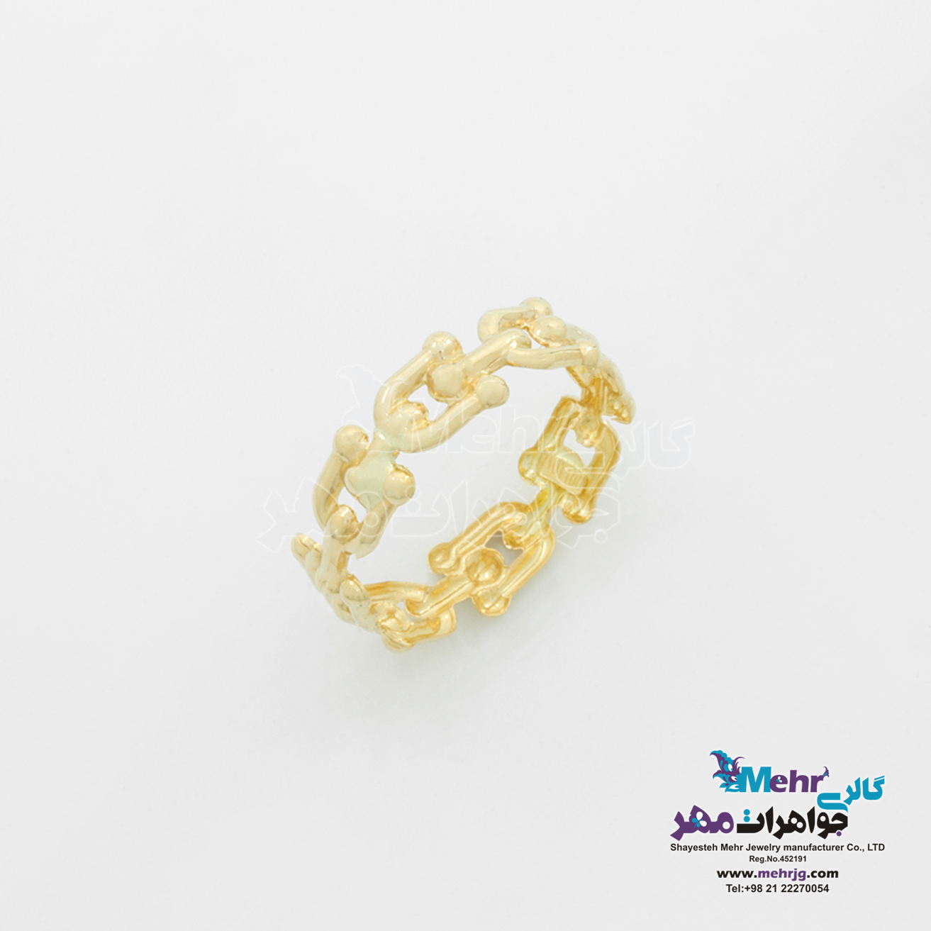 انگشتر طلا - طرح تیفانی