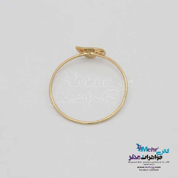 انگشتر طلا - طرح بال