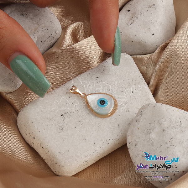 آویز طلا - طرح چشم نظر