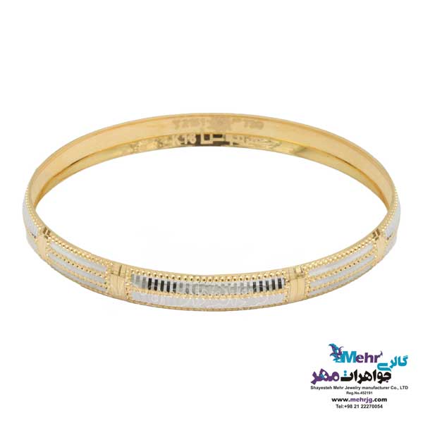 النگو طلا دست اول کم اجرت - طرح تراش سایز 3