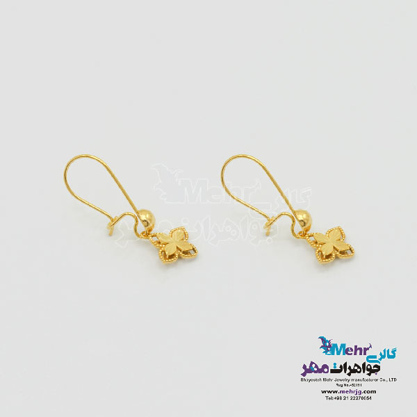 گوشواره طلا - طرح روبرتو