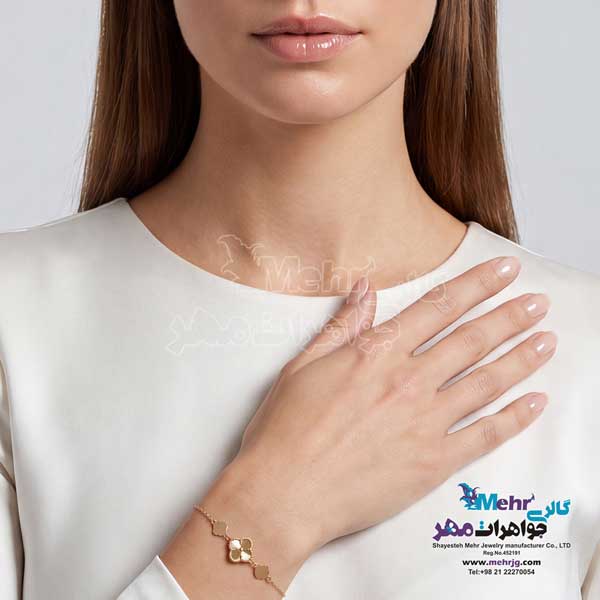 دستبند طلا - طرح ونکلیف