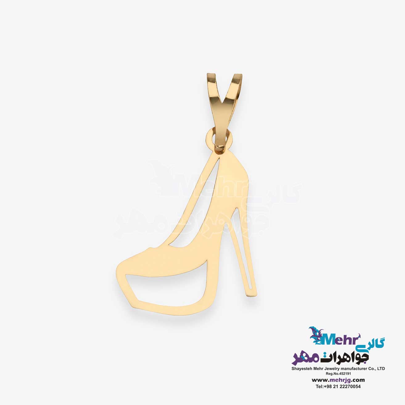 آویز طلا -  طرح کفش