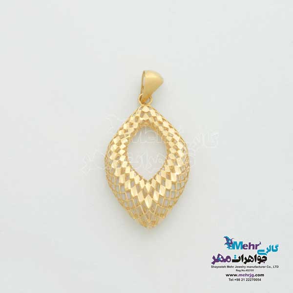 نیم ست طلا -طرح لوزی