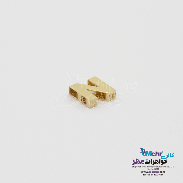 آویز طلا - طرح حروف لاتین N