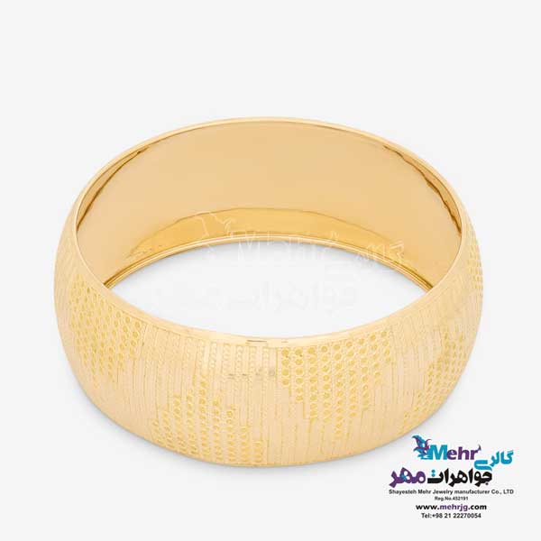 النگو طلا دست اول کم اجرت - طرح تراش سایز2