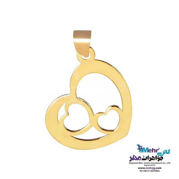 گردنبند طلا دست اول کم اجرت - طرح قلب