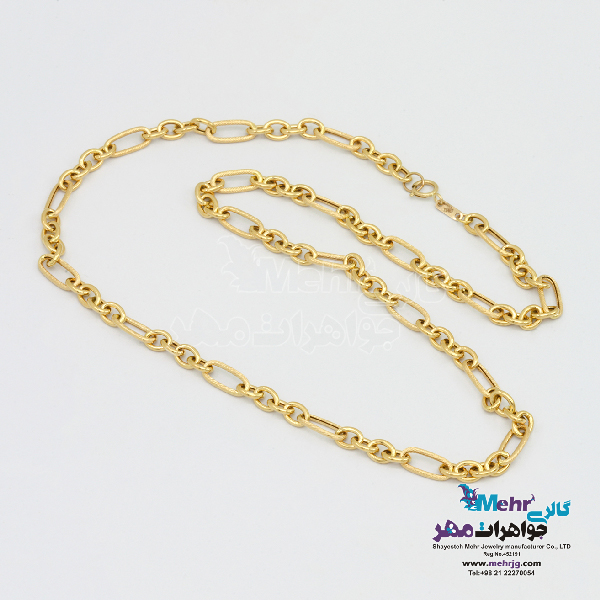 گردنبند طلا - طرح فیگارو