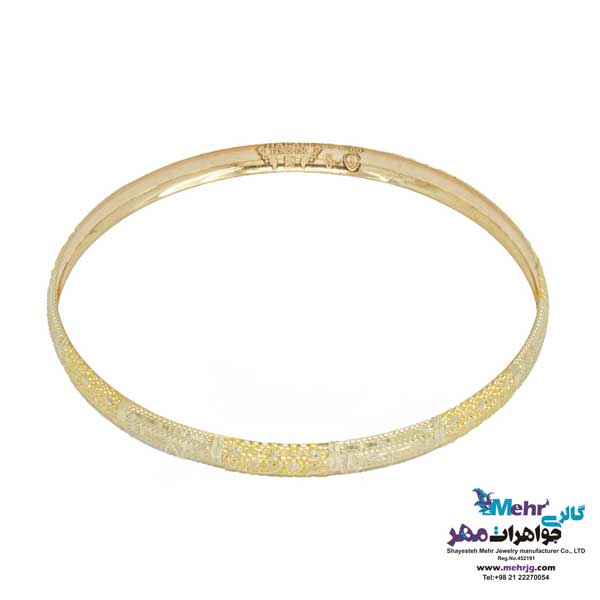 النگو طلا دست اول کم اجرت - طرح تراش سایز 2