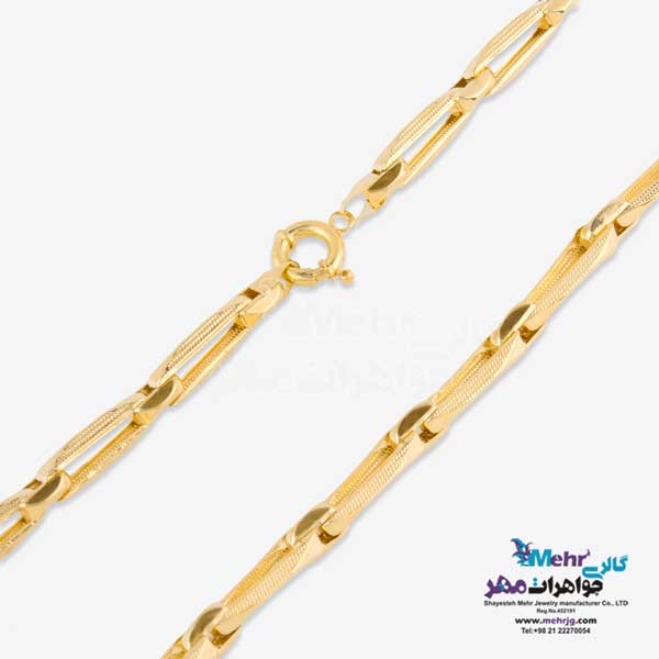 گردنبد طلا - طرح حلقه های تو در تو
