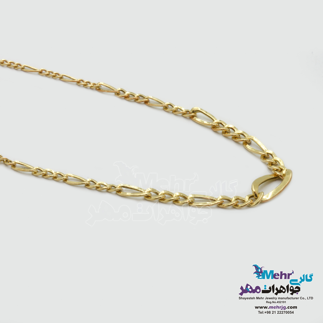 گردنبند طلا - طرح فیگارو