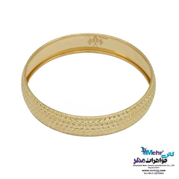 النگو طلا دست اول کم اجرت - طرح تراش سایز 2