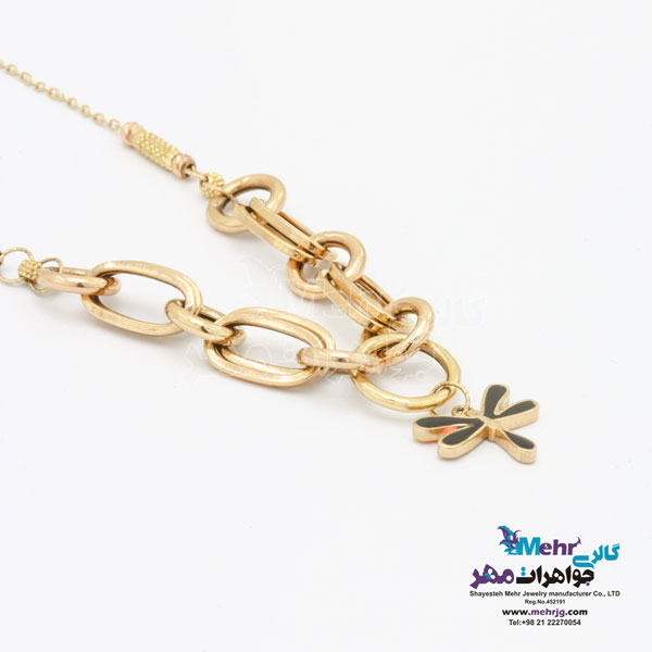 گردنبند طلا - طرح سنجاقک