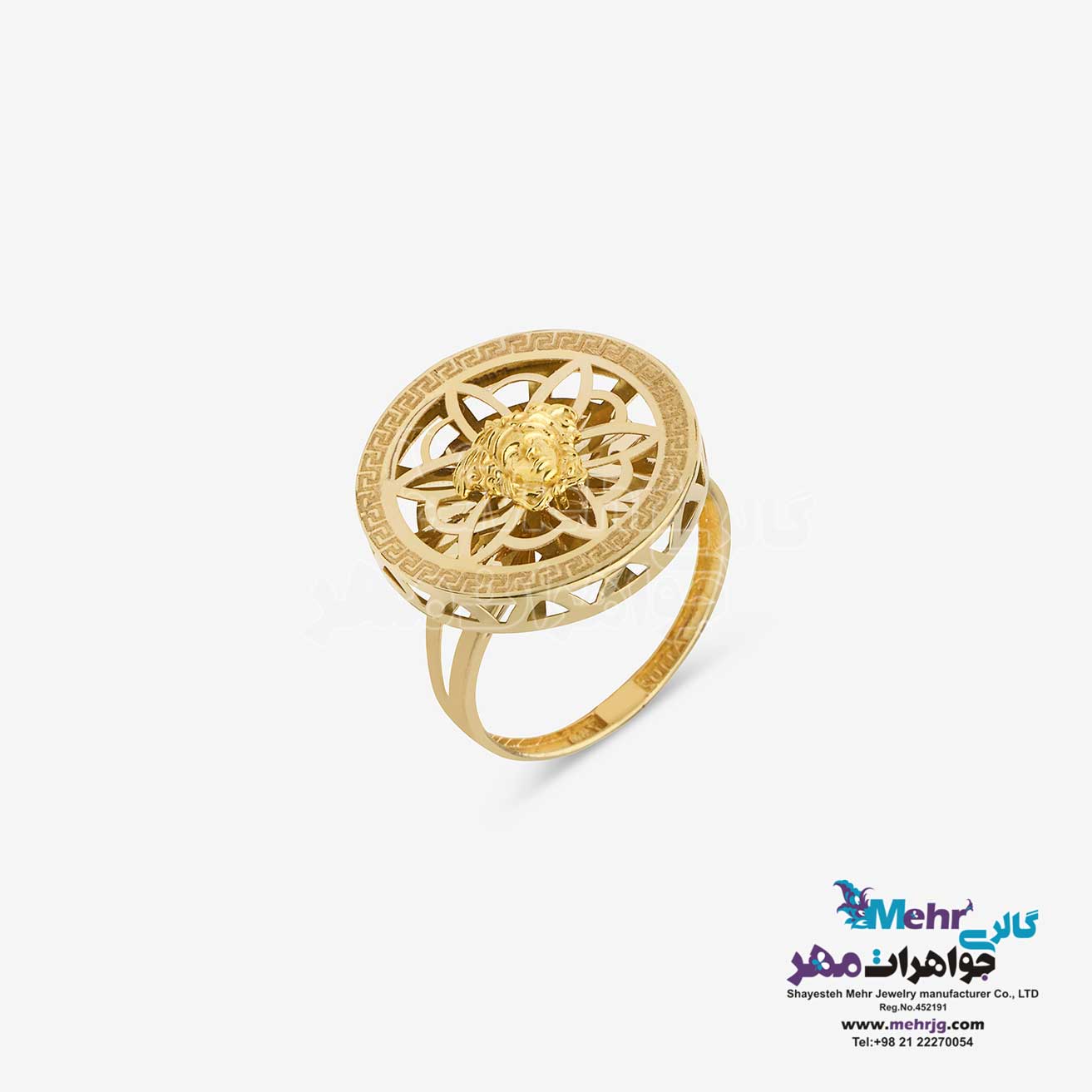 انگشتر طلا - طرح ورساچه