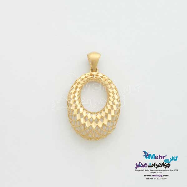 نیم ست طلا - طرح بیضی