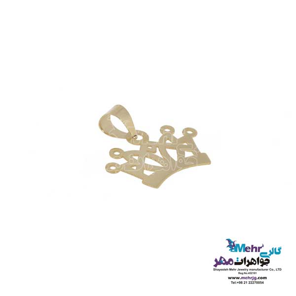 نیم ست طلا دست اول کم اجرت - طرح تاج