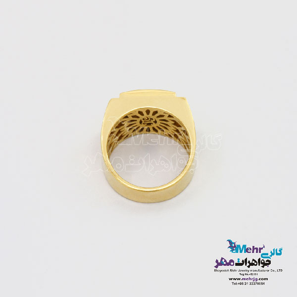 انگشتر طلا - طرح ستاره