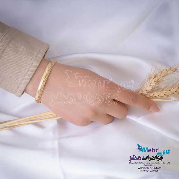 النگو طلا دست اول کم اجرت - طرح تراش سایز 3