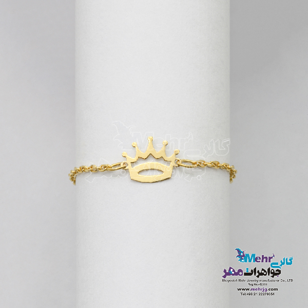 انگشتر طلا - طرح تاج