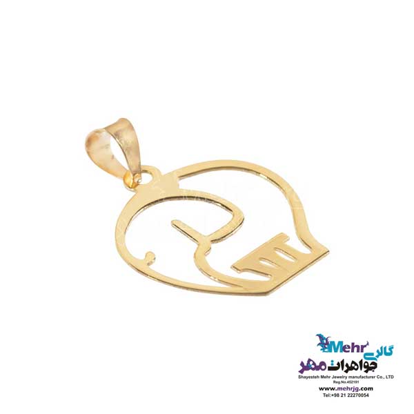 نیم ست طلا دست اول کم اجرت - طرح فیل