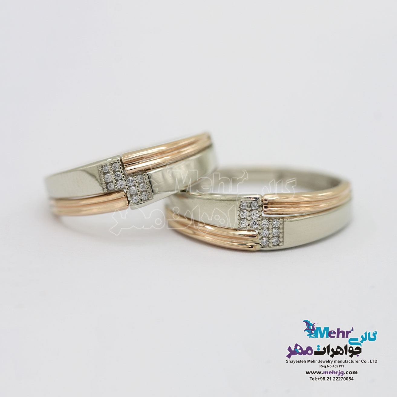 حلقه ست طلا - طرح رینگ
