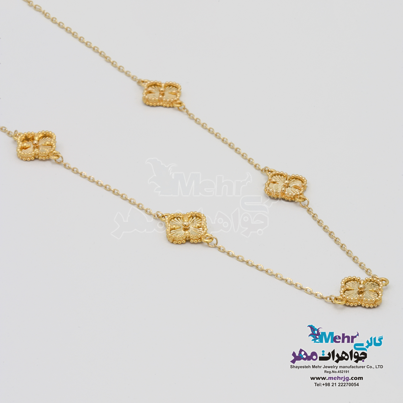 گردنبند طلا - طرح ونکلیف