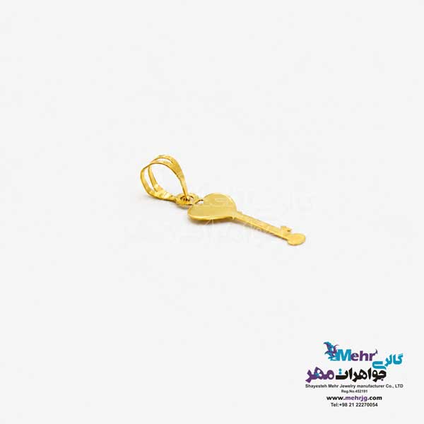 آویز طلا - طرح کلید