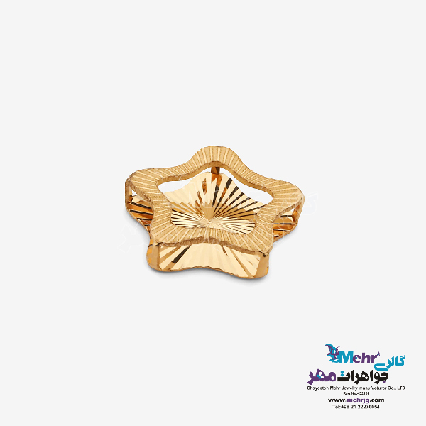 آویز طلا - طرح ستاره