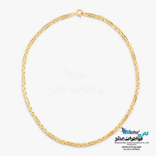 گردنبند طلا - طرح فیگارو