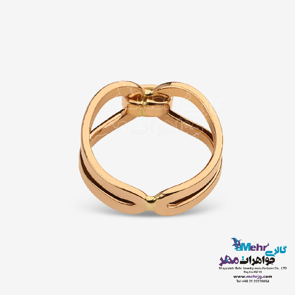 انگشتر طلا - طرح پاپیون