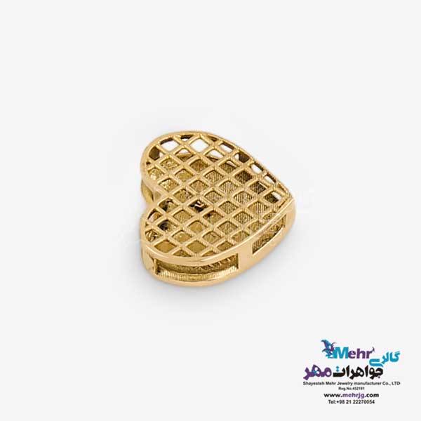 آویز طلا - طرح قلب
