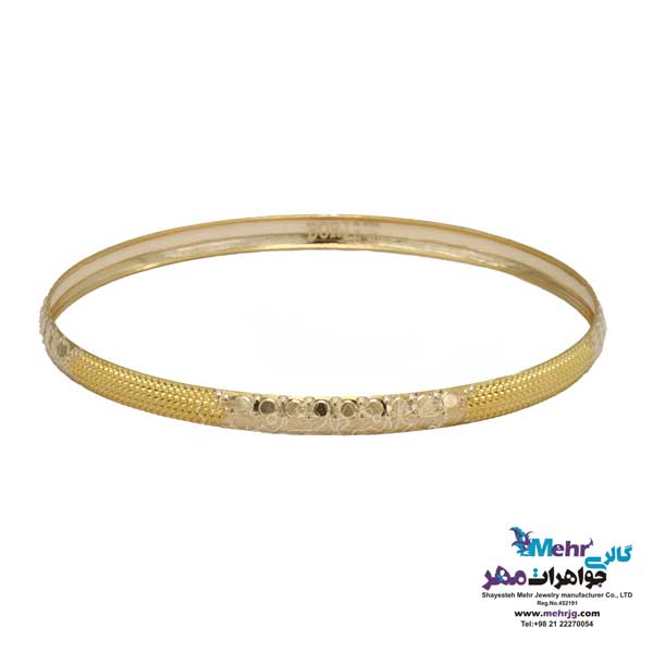 النگو طلا دست اول کم اجرت - طرح تراش سایز 3