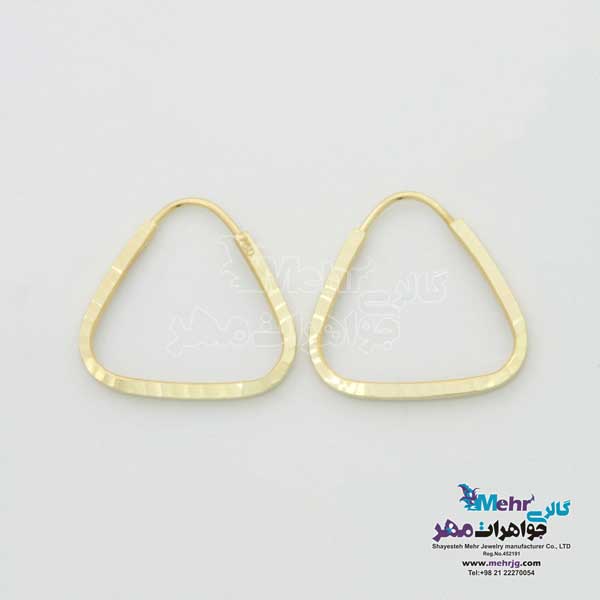 گوشواره طلا - طرح مثلث