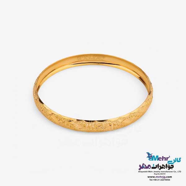 النگو طلا دست اول کم اجرت - طرح تراش سایز 2
