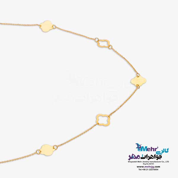 گردنبند طلا دست اول کم اجرت - طرح ونکلیف