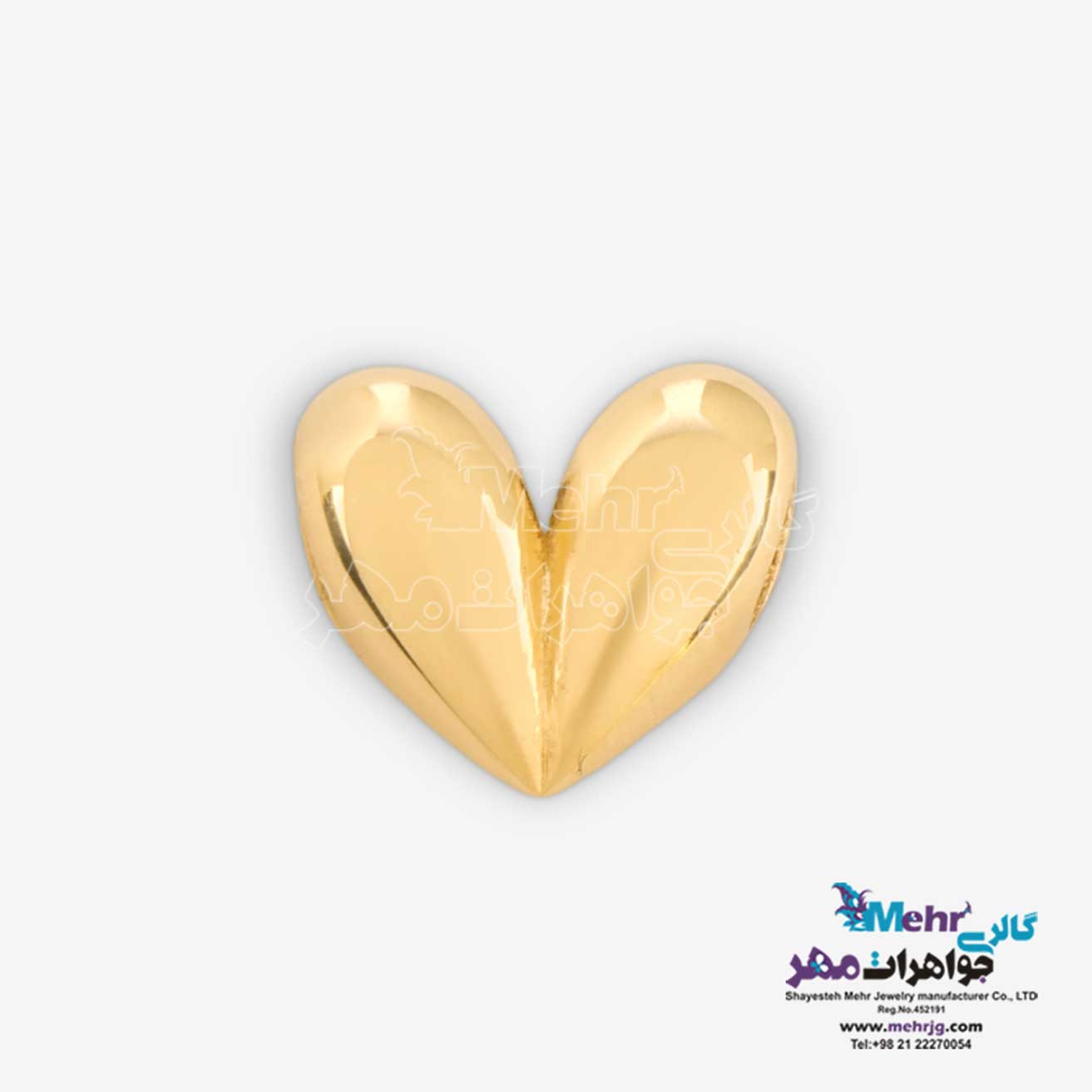 آویز طلا - طرح قلب