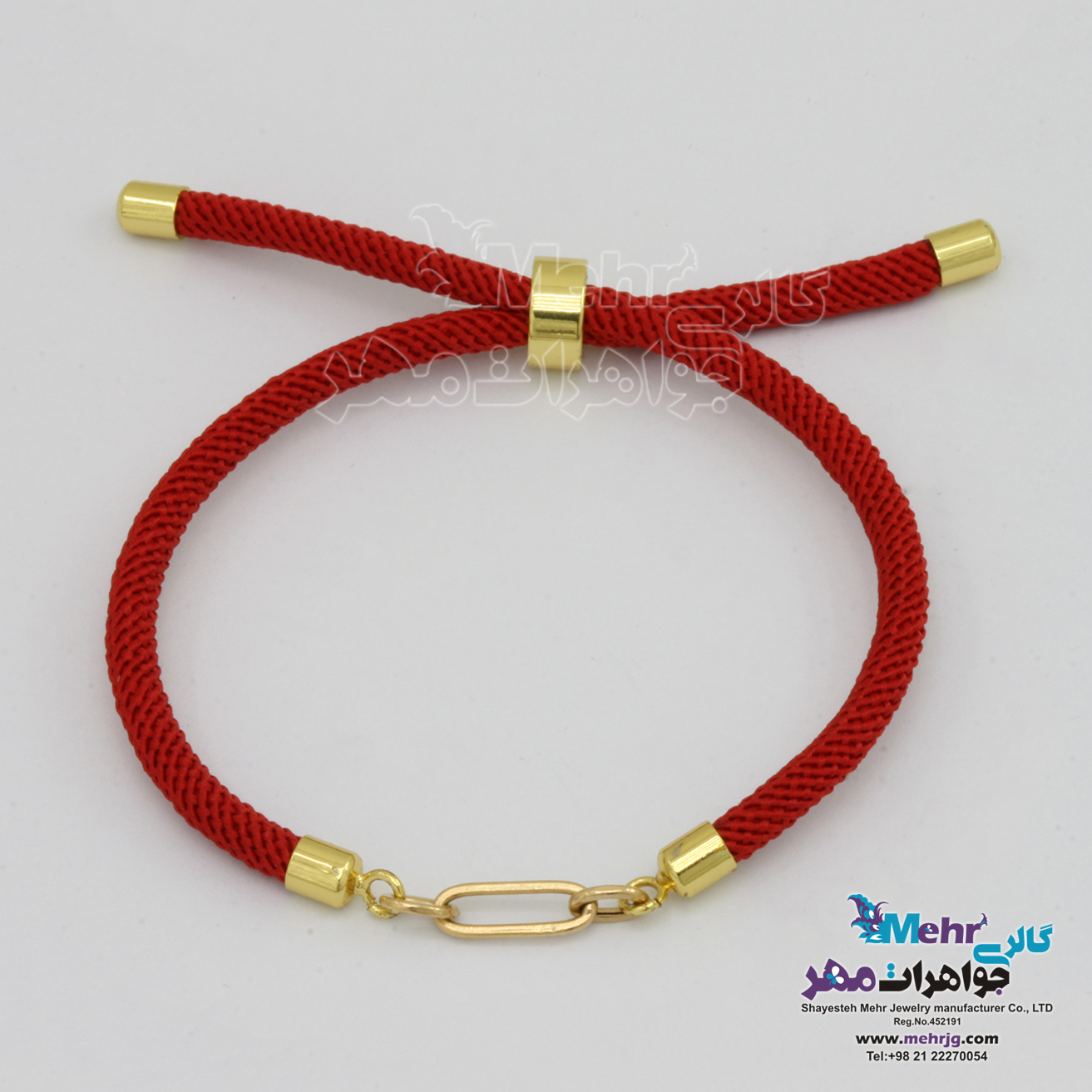 دستبند طلا بافت _ طرح حلقه های تو در تو