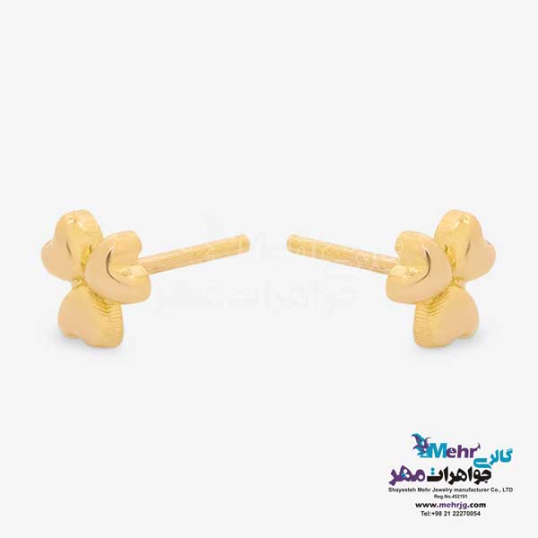 گوشواره طلا - طرح قلب